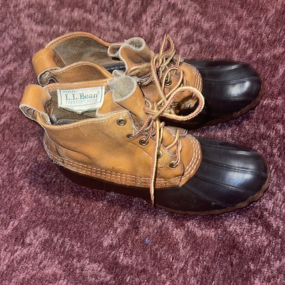 Vintage L.L. Bean Bean Boots Maine Hunting Shoes - Picture 2 of 4